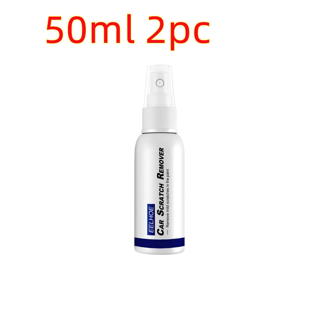 Car scratch repair spray can in 100ml, 50ml and 30ml sizes for paint surface renovation.