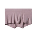 Men's seamless modal underwear in green, pink or white with mid waist design