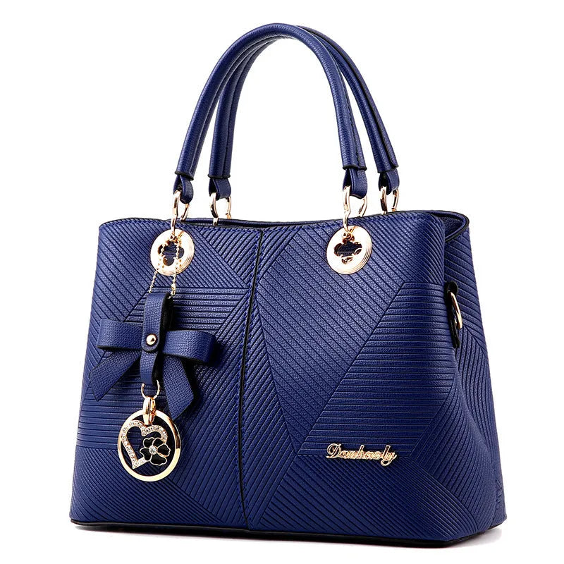 Retro PU handbag with zipper closure and shoulder strap in multiple colours