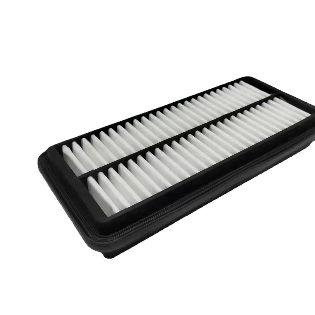 Black car air filter replacement part measuring 256mm by 113mm by 40mm for Modern vehicles