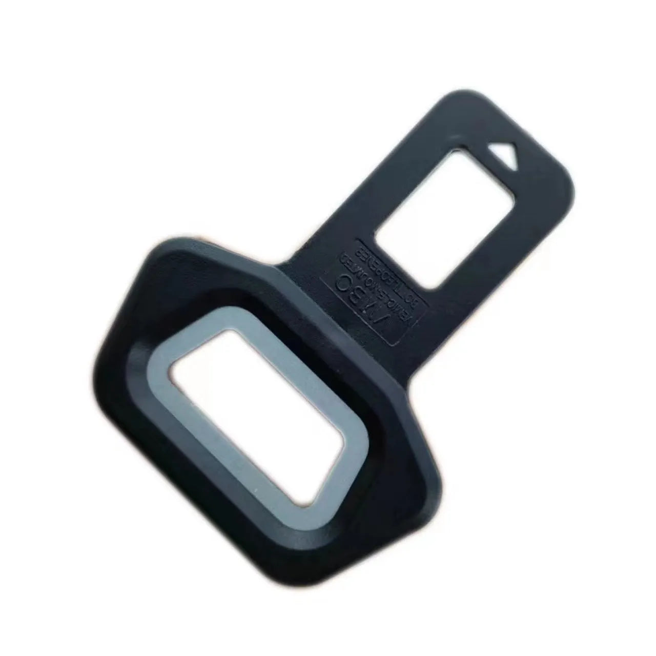Aluminium alloy bottle opener key chain with 2.1cm lock tongue buckle in frosted carbon fibre finish