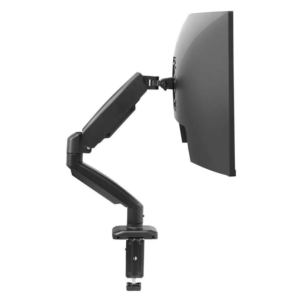Black rotating telescopic LCD screen bracket elevated desk stand