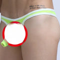 Men's ice silk nylon briefs with small elephant nose design in multiple colours