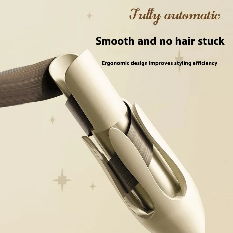 Automatic hair curler with 32mm barrel in white and Chigo colour options