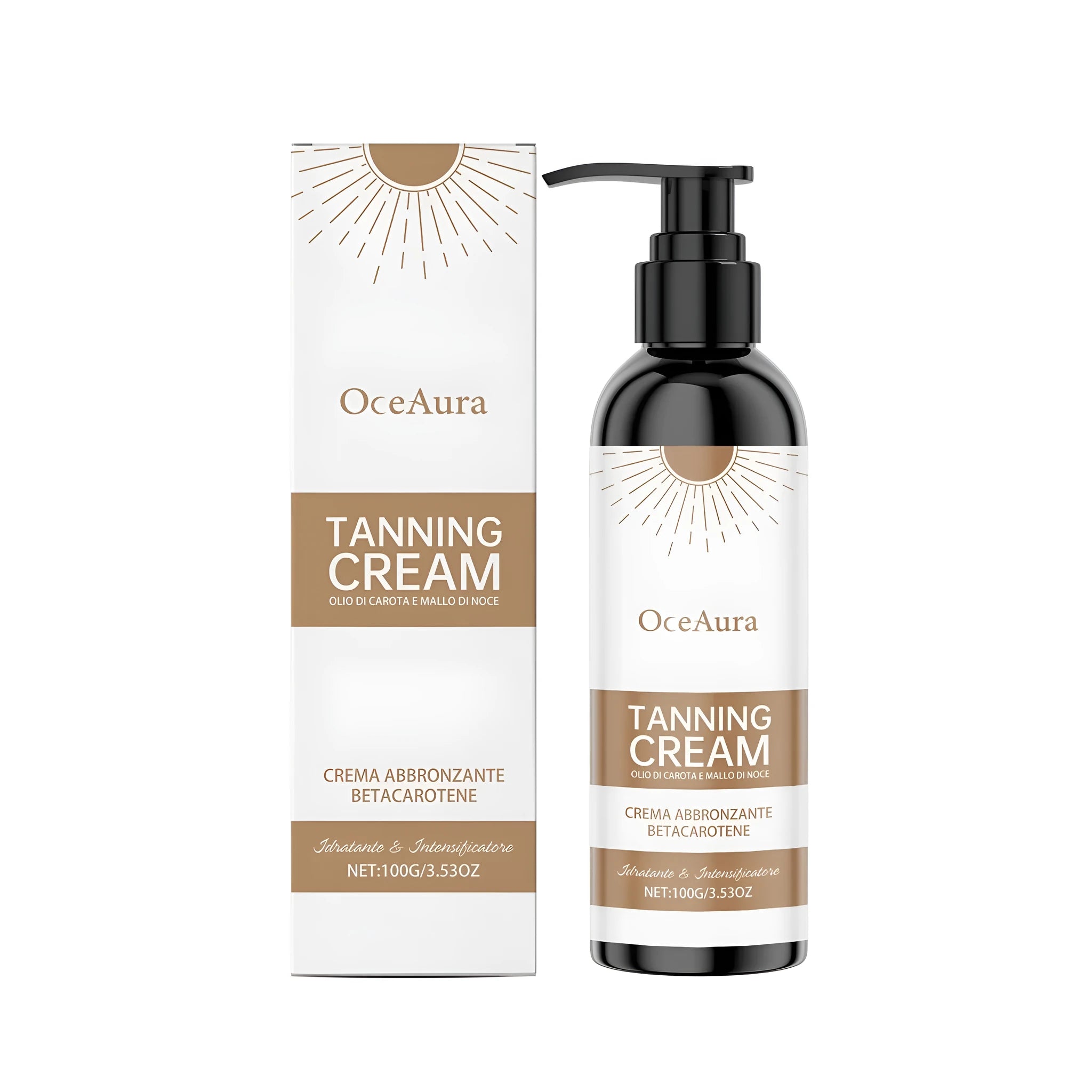 100g jar of moisturising blackening cream for skin tone evening and hydration