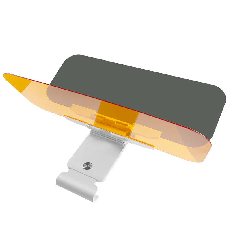 Car anti-glare sun visor with telescopic adjustment and dual-use anti-high beam goggles design