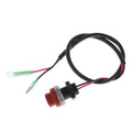 Yamaha marine engine kill switch with safety lanyard for outboard motor emergency shutdown