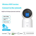 Zhou Shi wireless indoor security camera with large screen and plastic housing