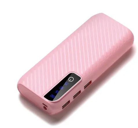 20000mAh portable mini power bank showing compact size with USB charging ports
