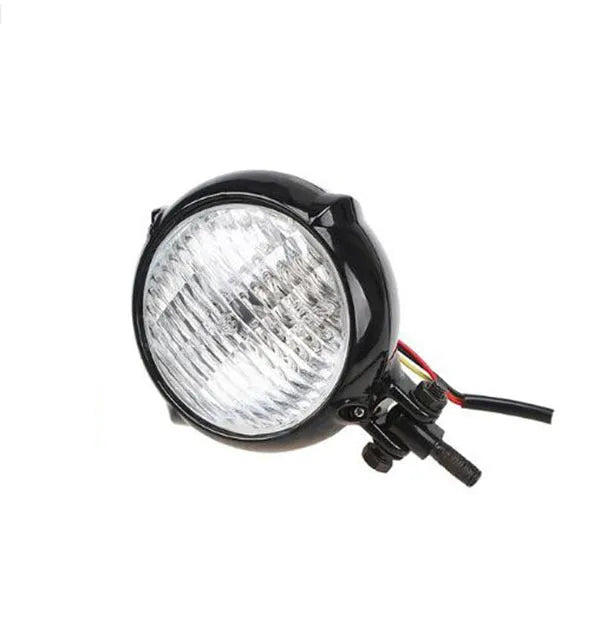 Harley Headlights retro black electroplated motorcycle headlights with 8cm diameter