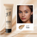 Waterproof sweat-proof BB cream in four colour shades for universal skin types