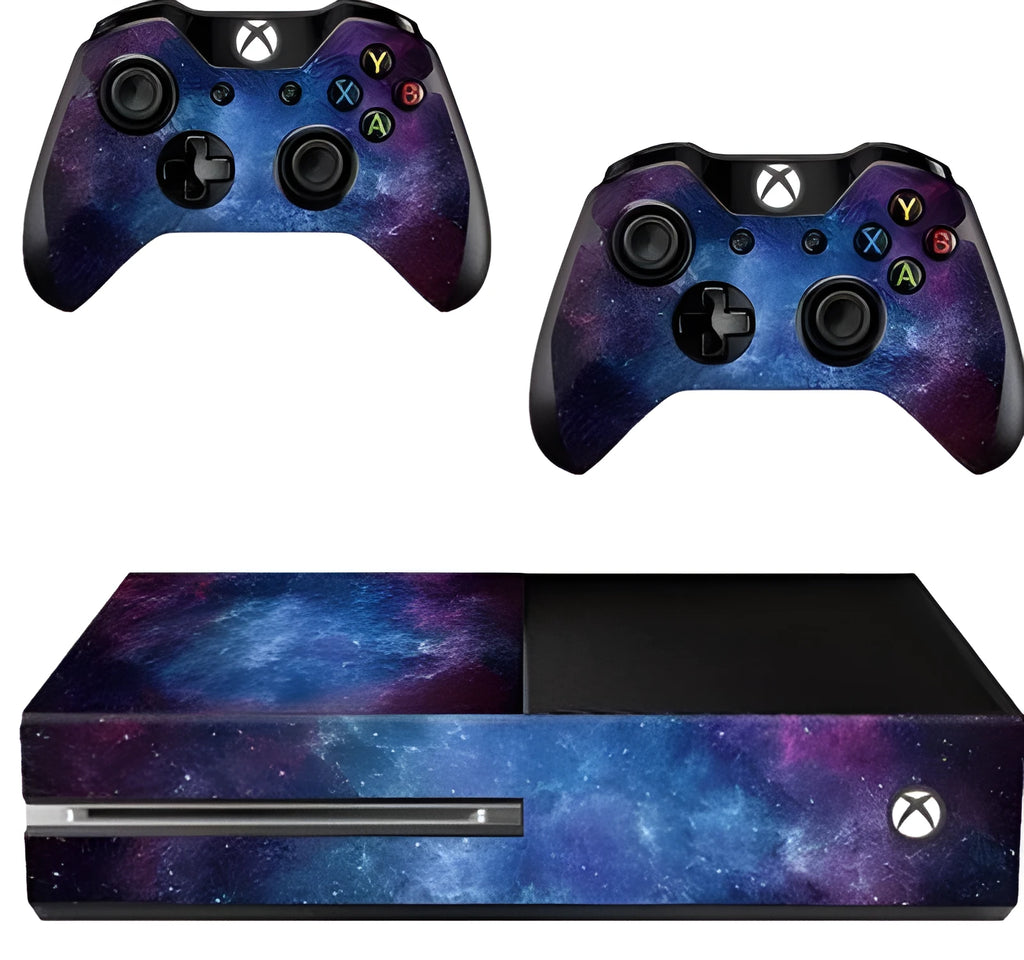 Blue matt film skin sticker for Xbox One console with scratch-free protection