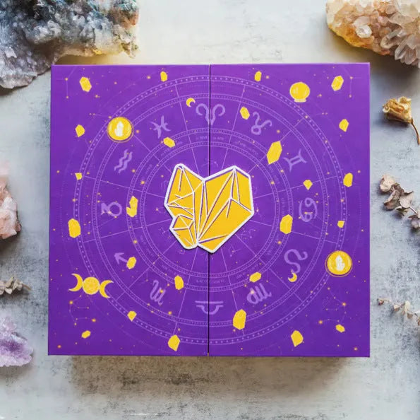 Paper Halloween countdown gift box for crystal advent calendars