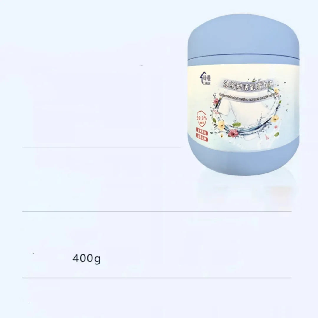 400g bottle of strong active oxygen bleaching powder for laundry stain removal