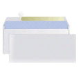 Blue anti-opening self-adhesive confidential security envelope measuring 105x240mm