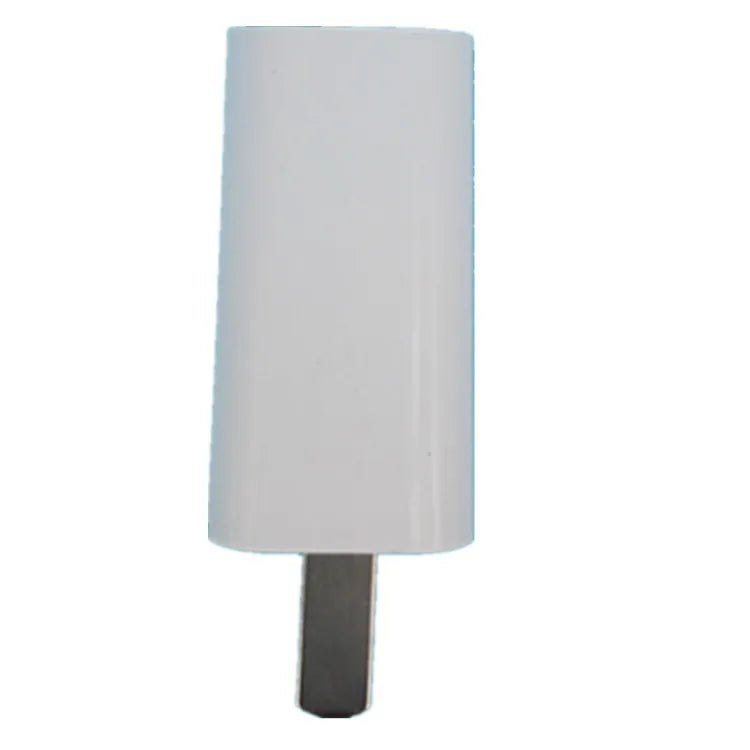 White 5V1A USB mobile phone charger with CE and FCC certification marks