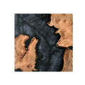 Wooden Kung Fu tea coasters in green and black colours with round and square shapes