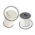 RAM diesel truck fuel filter and water separator replacement kit in white with nitrile rubber seal.