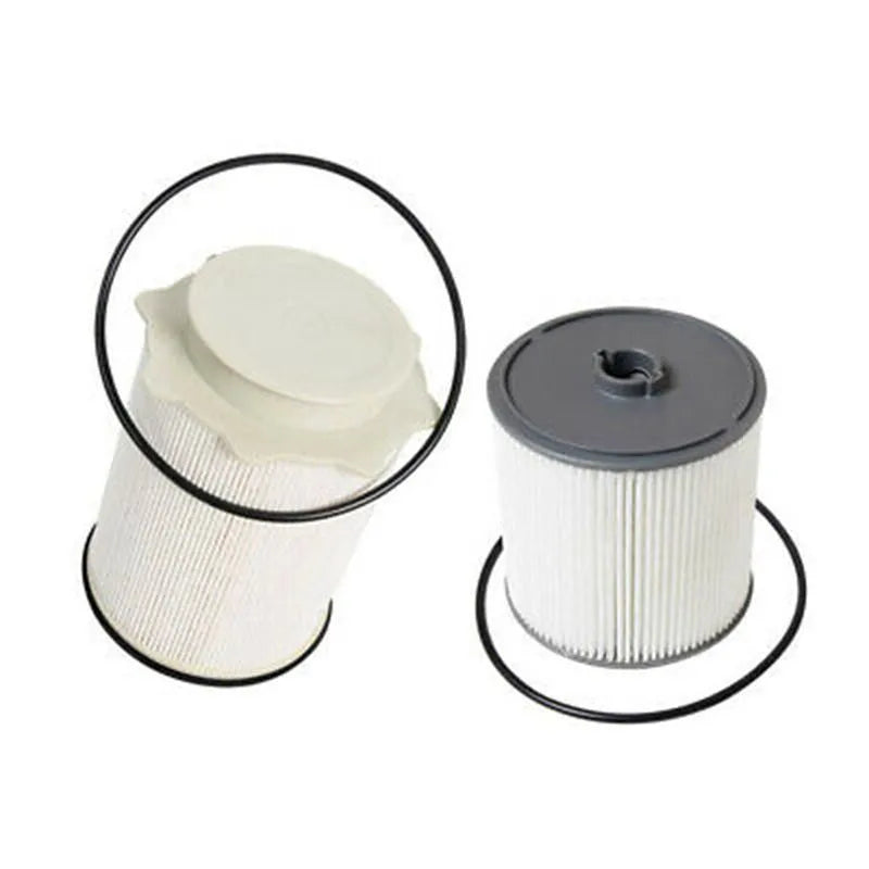 RAM diesel truck fuel filter and water separator replacement kit in white with nitrile rubber seal.