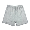 Men's solid colour high waist boxers in modal fabric, shown in dark grey