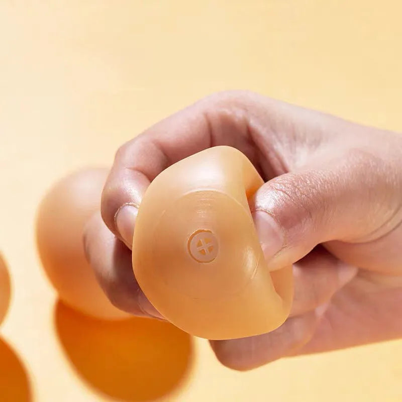 TPU simulation egg dog toy with sound feature for chewing and play