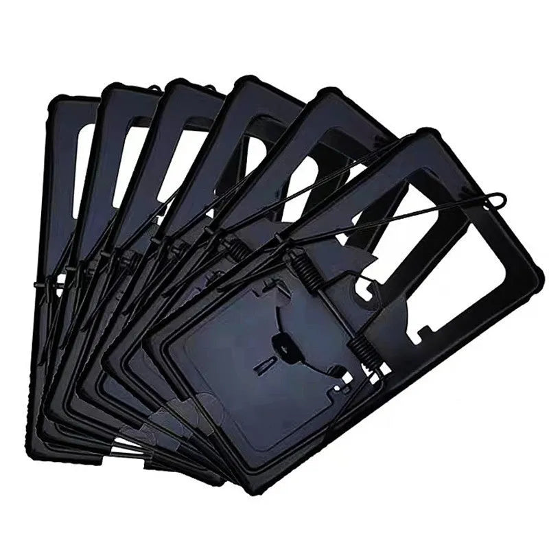 Indoor automatic mouse cage trap in metal and plastic construction with small medium large size options