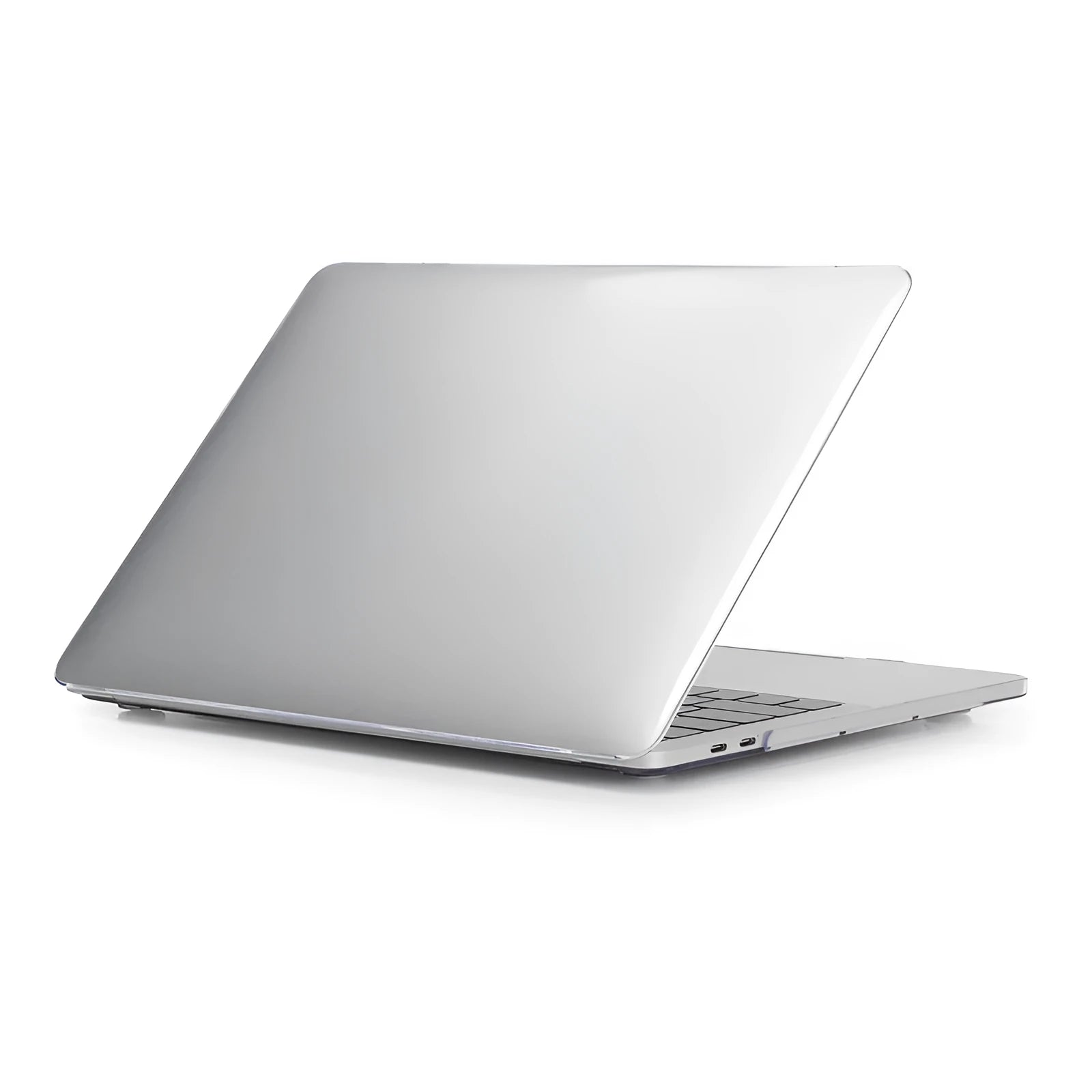 Clear and black PC protective cases for MacBook Pro 14.2-inch and 16.2-inch laptops