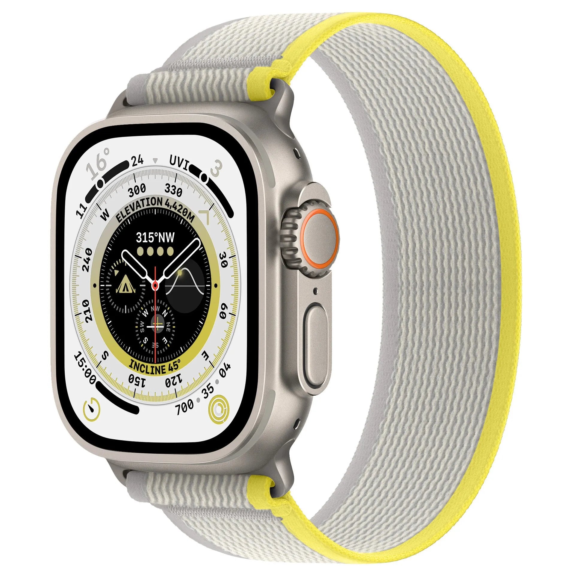 Wild Diameter single ring strap nylon watchband for Apple Watch in multiple colour options