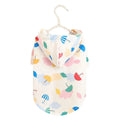 Cartoon umbrella pattern polyester pet raincoat for dogs and cats in sizes XS to XL