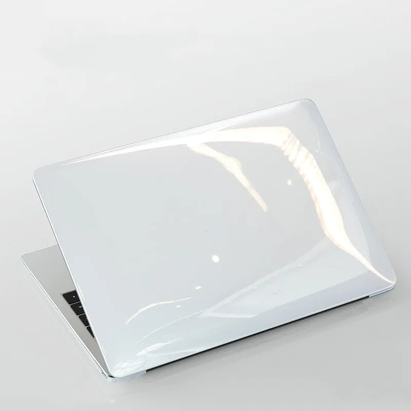 Clear and black PC protective cases for MacBook Pro 14.2-inch and 16.2-inch laptops