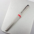 Stainless steel ballpoint pen with 0.5mm tip in various finishes