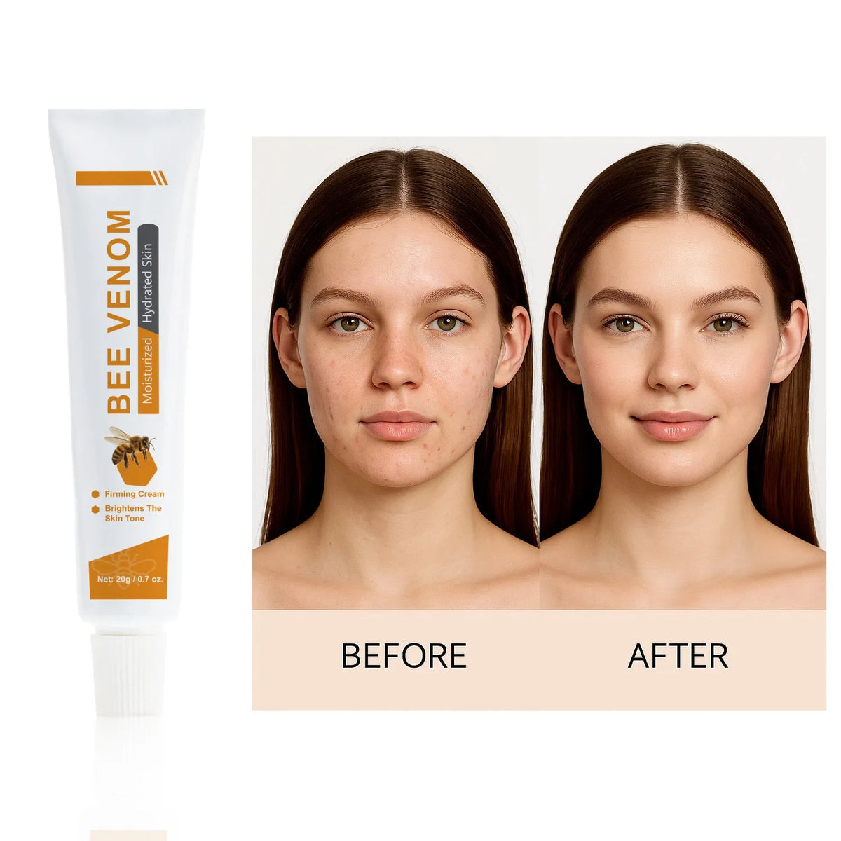 BEE facial neck cream 20g in packaging with specification code FP-A024