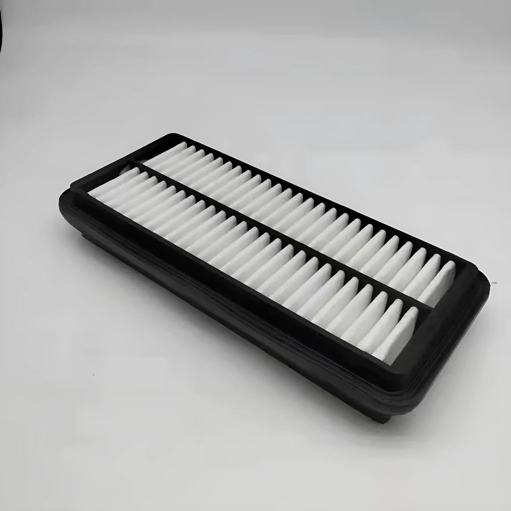 Black car air filter replacement part measuring 256mm by 113mm by 40mm for Modern vehicles