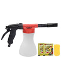 High pressure foam pot water gun sprayer with hand pump for garden use