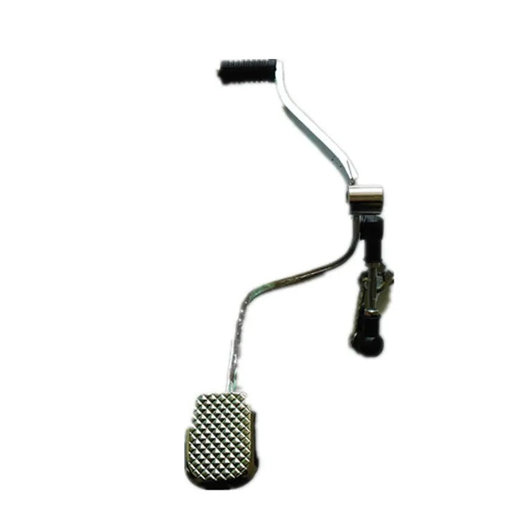 GS125 motorcycle gear lever showing 300mm length and coarse-fine teeth design
