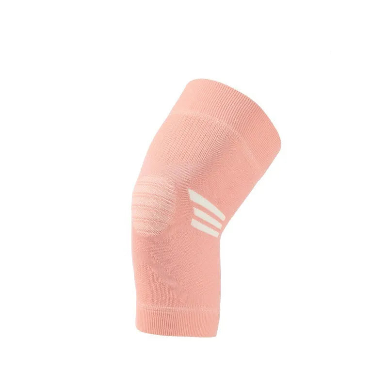 A pair of polyester sports knee pads for aerobics and basketball, shown in various colour options.