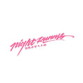 Nightwalker reflective adhesive car sticker for rear windshield in black, colourful, or pink.