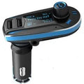 Vehicle Bluetooth FM transmitter with LCD screen and USB charging port