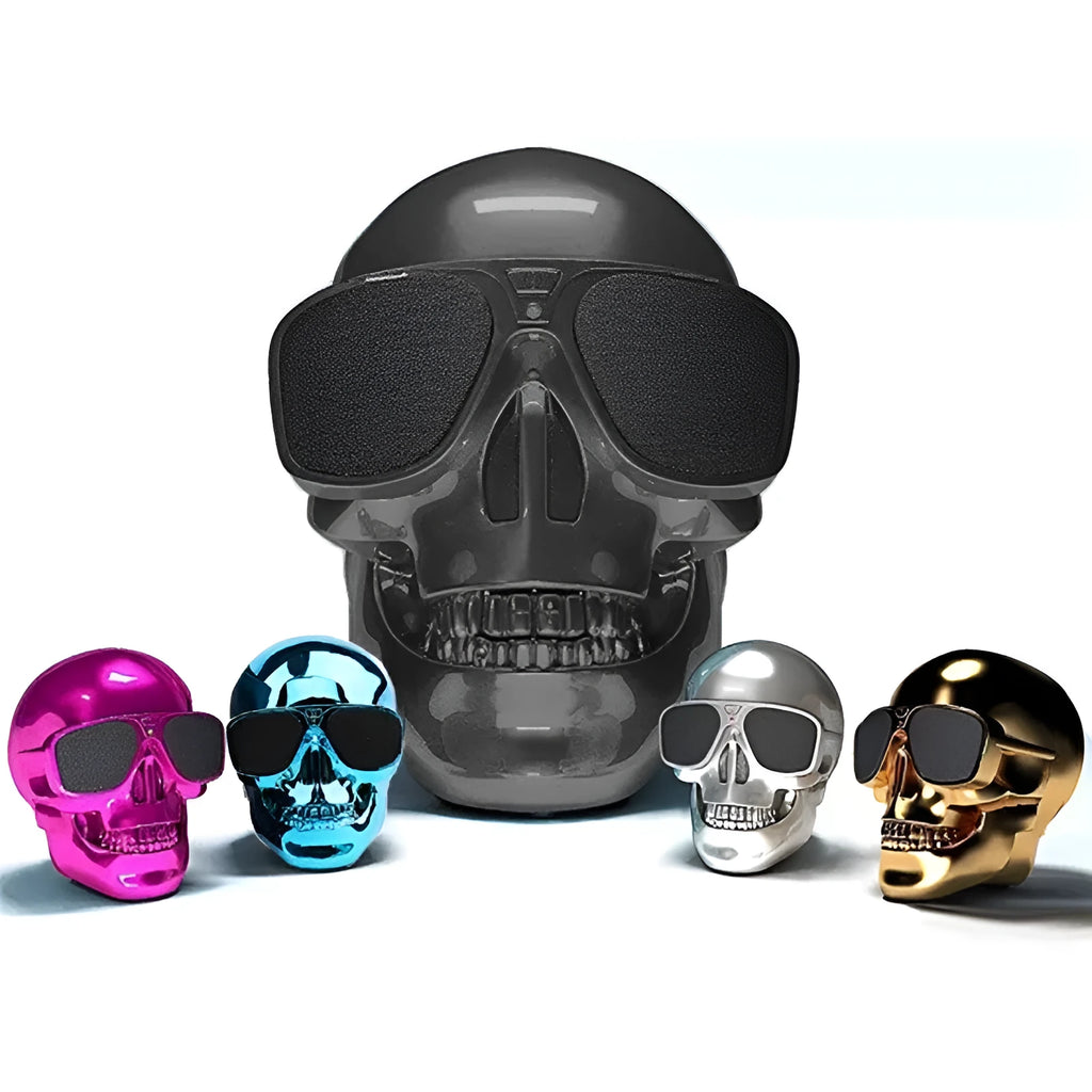 Limited Edition Skull Wireless Bluetooth Speaker in multiple colour options