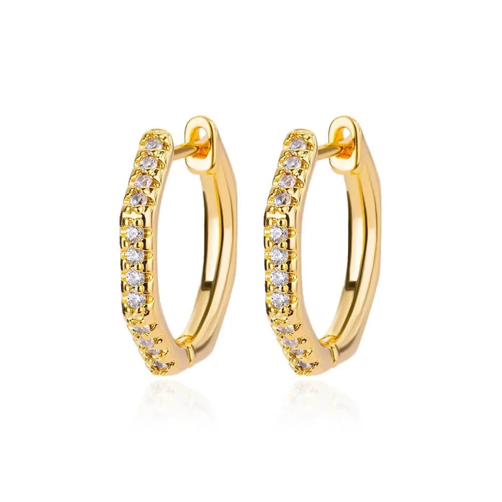 Women's geometric butterfly-shaped copper earrings with heart and star details in assorted colours.