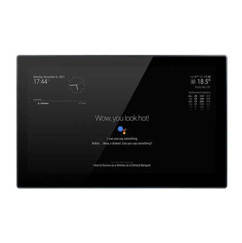 13.3-inch magic mirror touch display with CM4 voice assistant control system