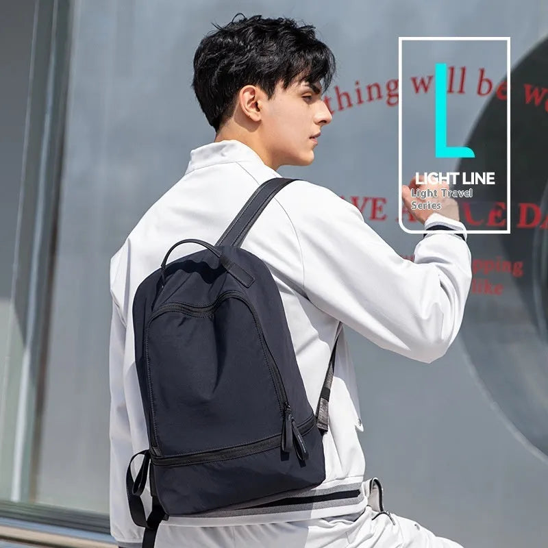 Marco Leideng ultra-light Oxford cloth backpack in blue black, fashion grey or olive green