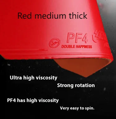 Fast Attack Sticky Classic-50 table tennis racket with anti-rubber surface in red or black colour options