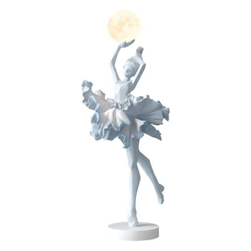 Art girl atmosphere small night lamp ornament in simple modern style with USB charging