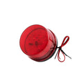 Ji'an Electronics HC-79 red 24V warning alarm light with strobe and sound, 73mm diameter