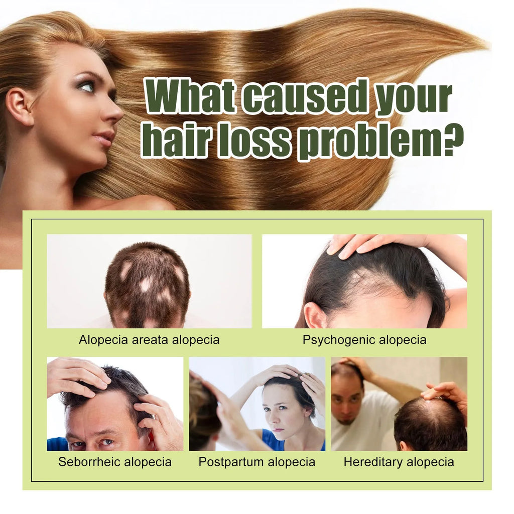 60ml bottle of hair care essential oil for anti-fall repair and dry hair treatment