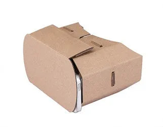 Carton virtual reality glasses for mobile phones with 153mm by 83mm dimensions