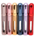 12ml aluminium travel perfume bottle with glass liner in multiple colour options