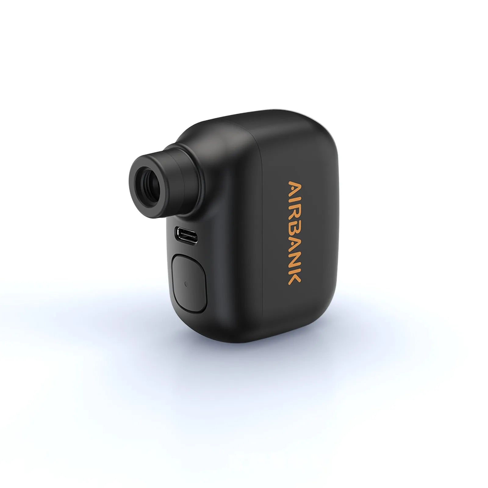 AS100 black electric bike pump with USB cable and waterproof storage bag