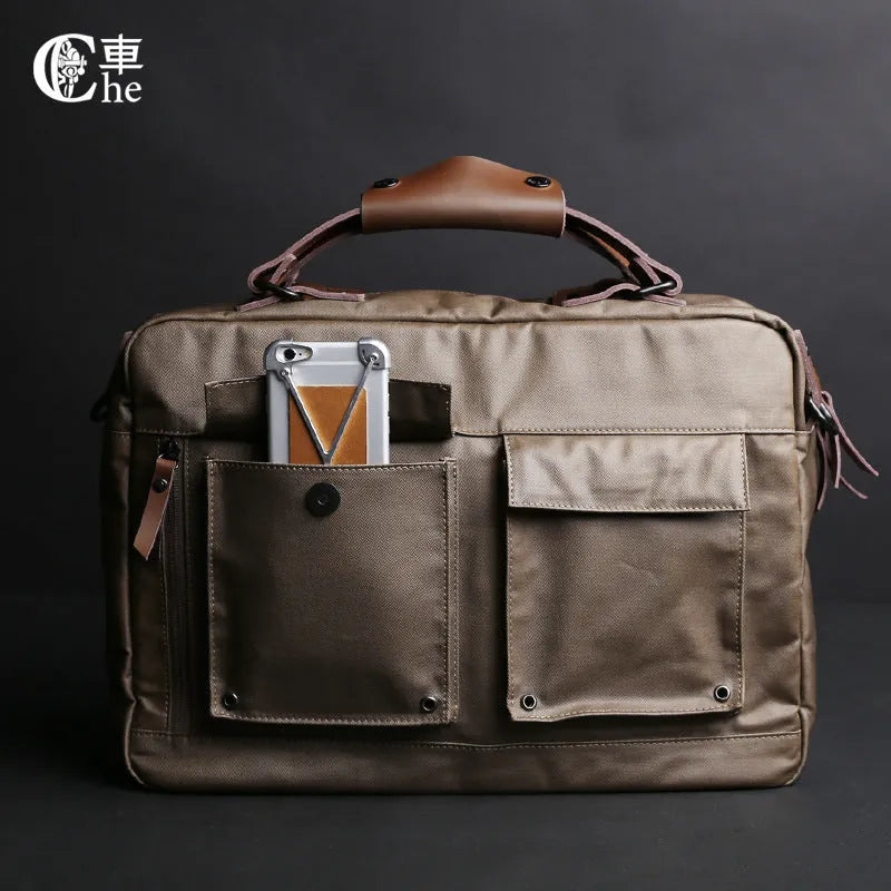 Dpark black single shoulder sling laptop bag for a 14 inch or 15 inch Lenovo computer